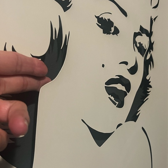 Marilyn Monroe Laser Cut Metal Wall Art Decor Marilyn Monroe Artwork 20" x 16" - Picture 5 of 12